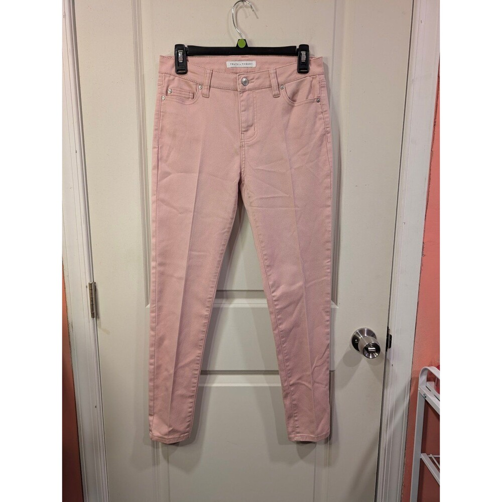 Women's Truth+Theory Skinny Jeans Pale Pink Size 4